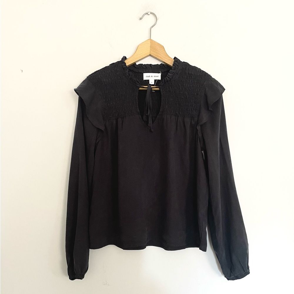 NWOT Anthro Cloth & Stone black tencel top